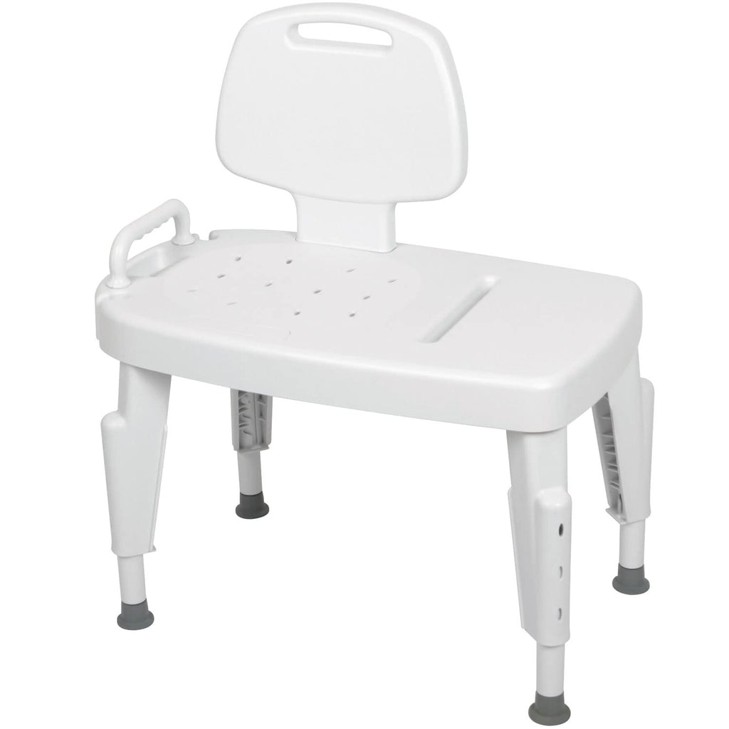 Universal Transfer Bench for Bathtubs & Showers, 350lb Weight Capacity, Adjustable Legs Q8189