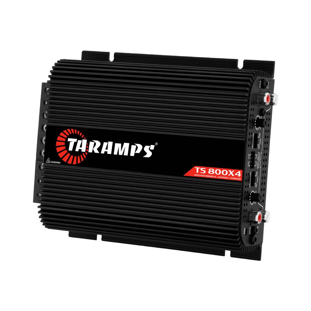 Black 800W RMS 4 Channel Class D Car Amplifier A123