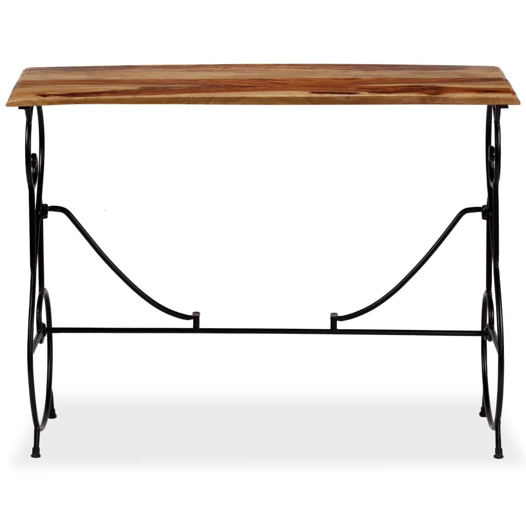 Solid Sheesham Wood Console Table Y485918