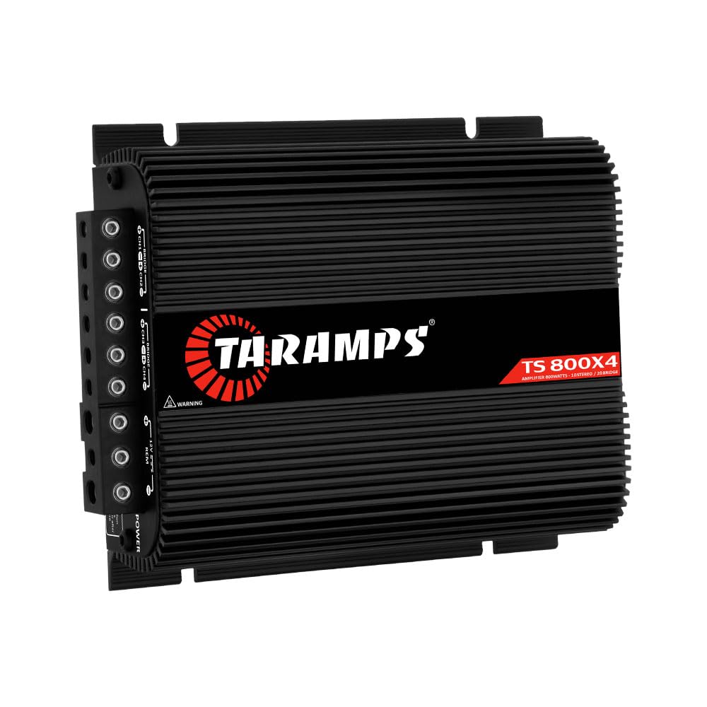 Black 800W RMS 4 Channel Class D Car Amplifier A123