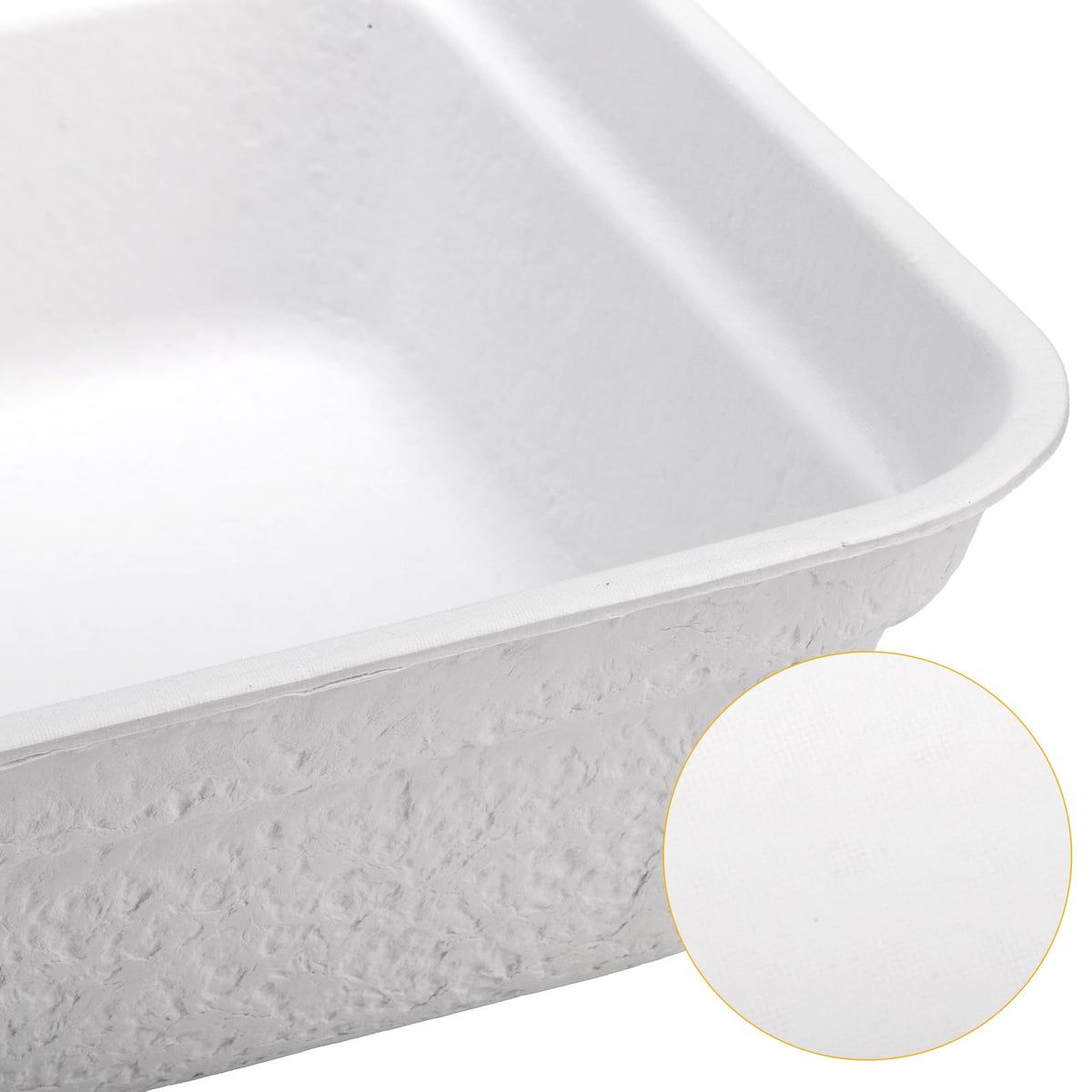 8 Pack White Cardboard Disposable Cat Litter Boxes D364374