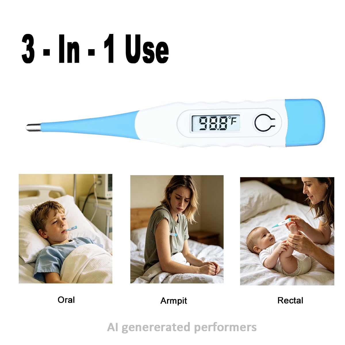 Digital Thermometer Pack of 4 J103044
