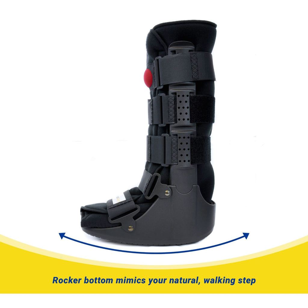 Tall CAM Walker Boot + Ankle & Foot Ice Pack Cold Wrap Q5958