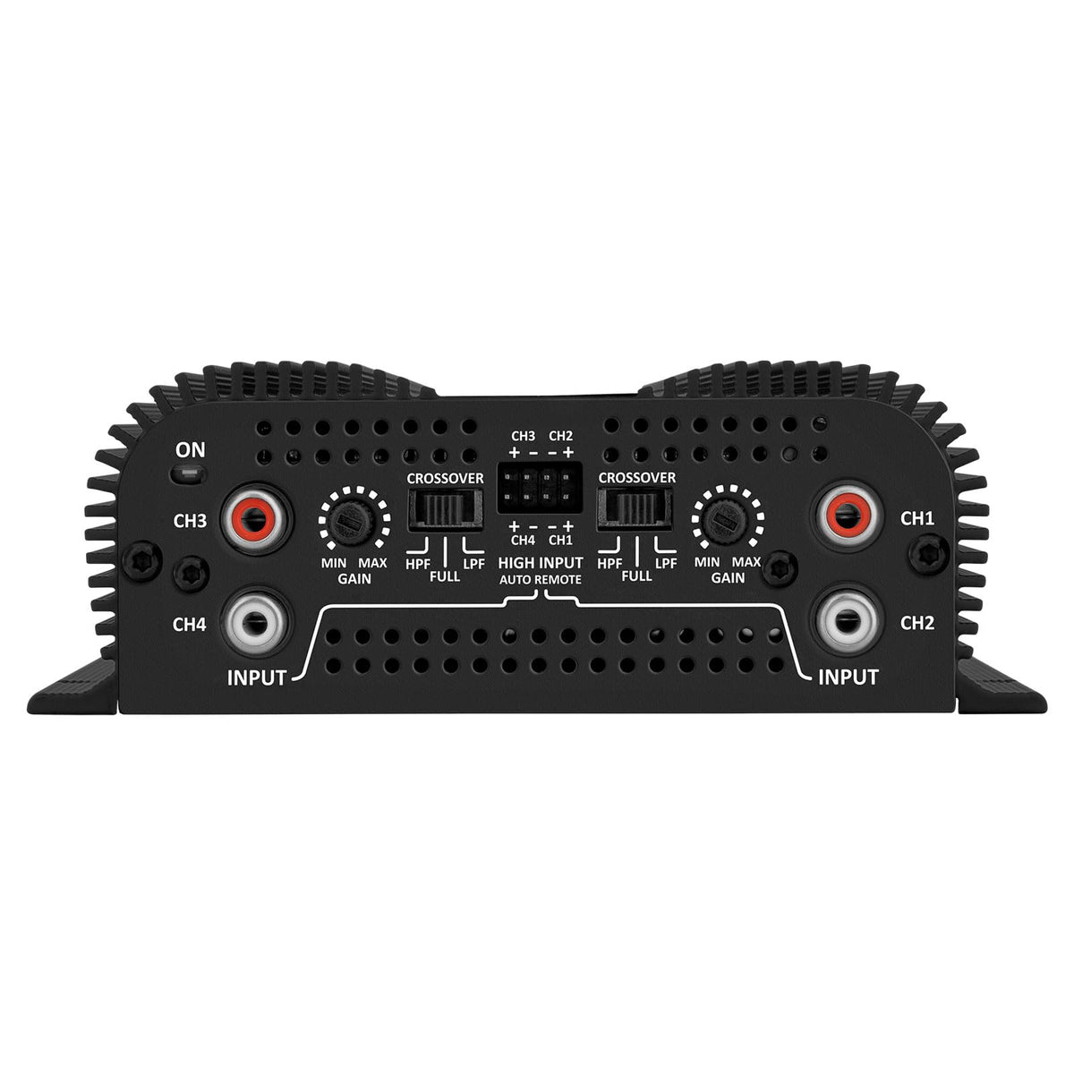 Black 800W RMS 4 Channel Class D Car Amplifier A123