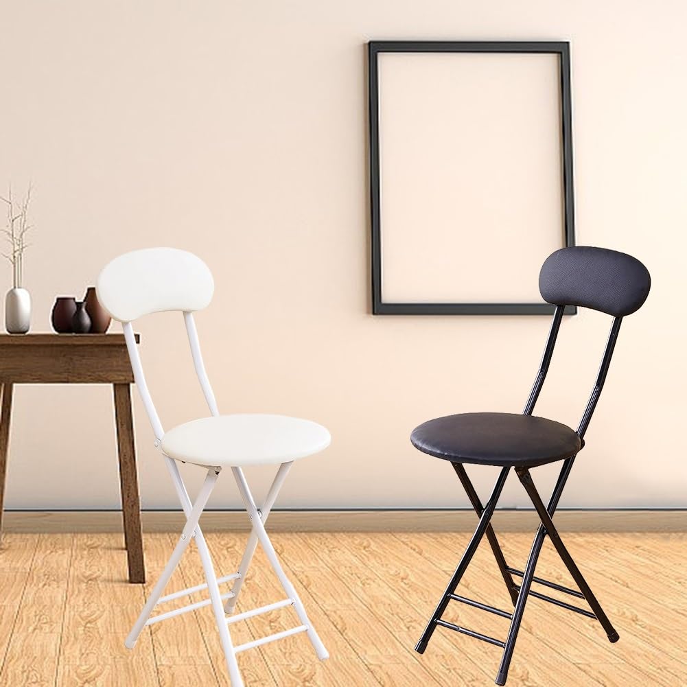 18 Inch Folding Bar Stool with Backrest X186