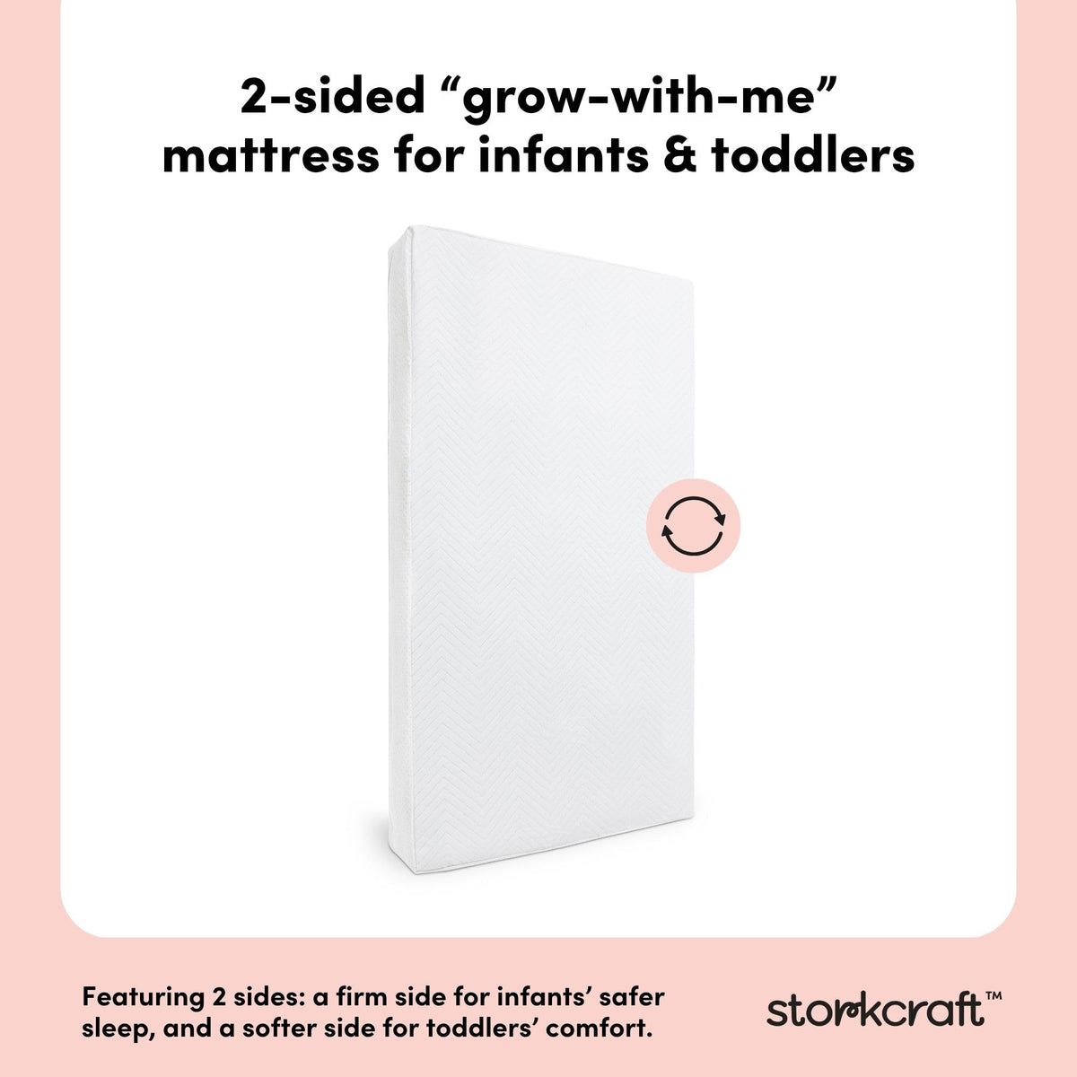 6-Inch Water-Resistant Baby Crib & Toddler Mattress J298492