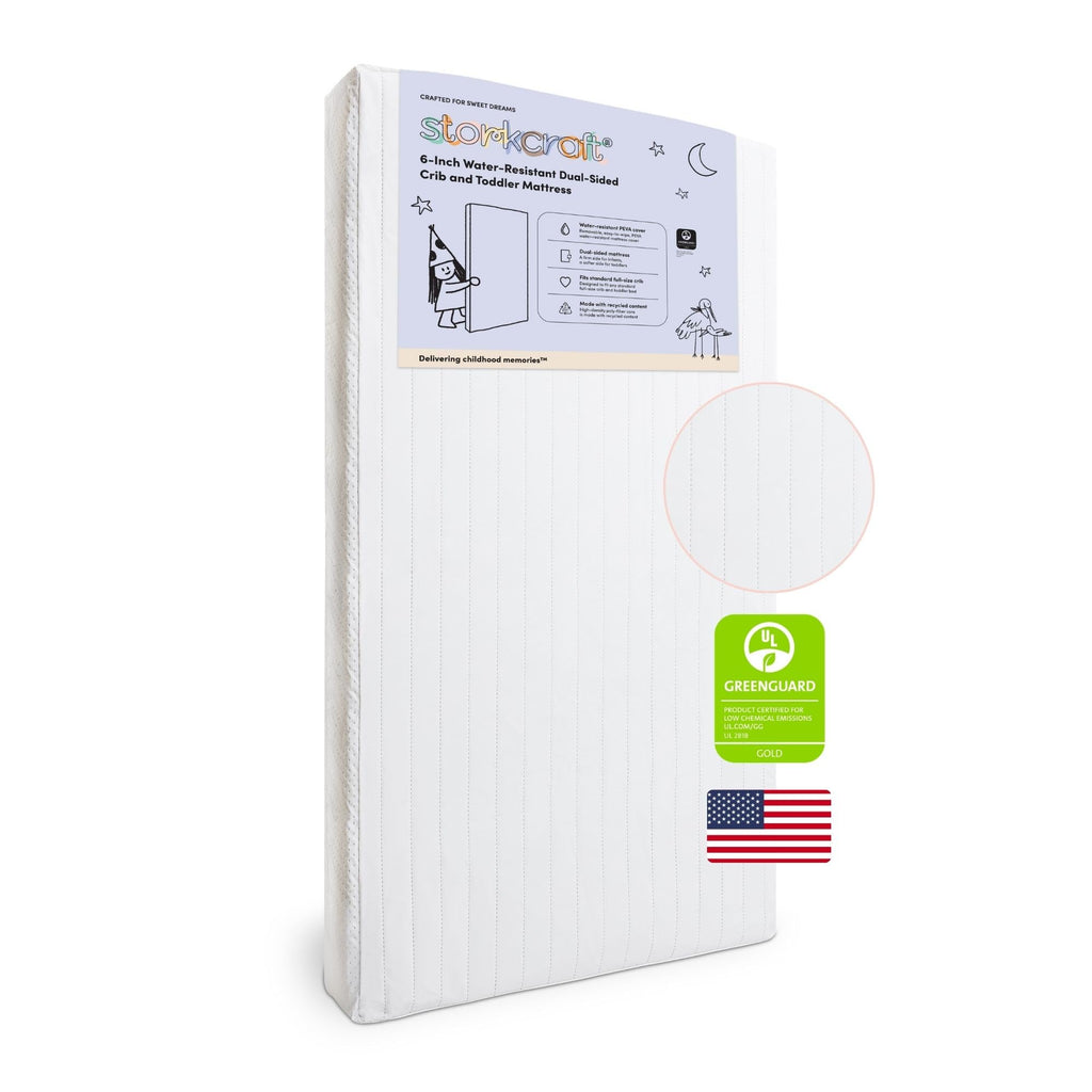 6-Inch Water-Resistant Baby Crib & Toddler Mattress J298492