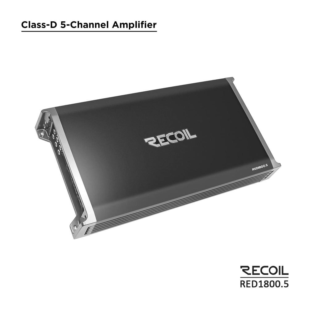 5-Channel Car Audio Amplifier 1800W B3301