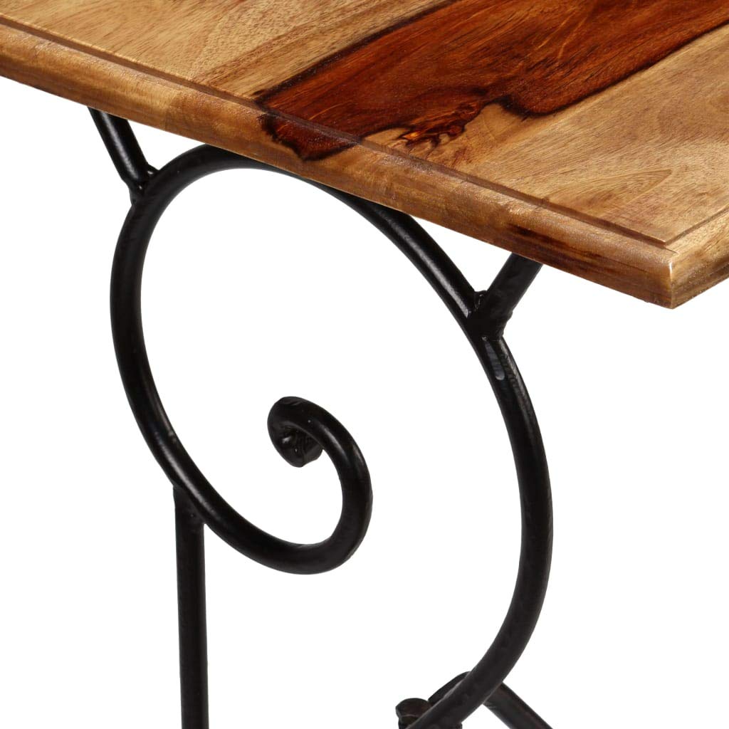 Solid Sheesham Wood Console Table Y485918