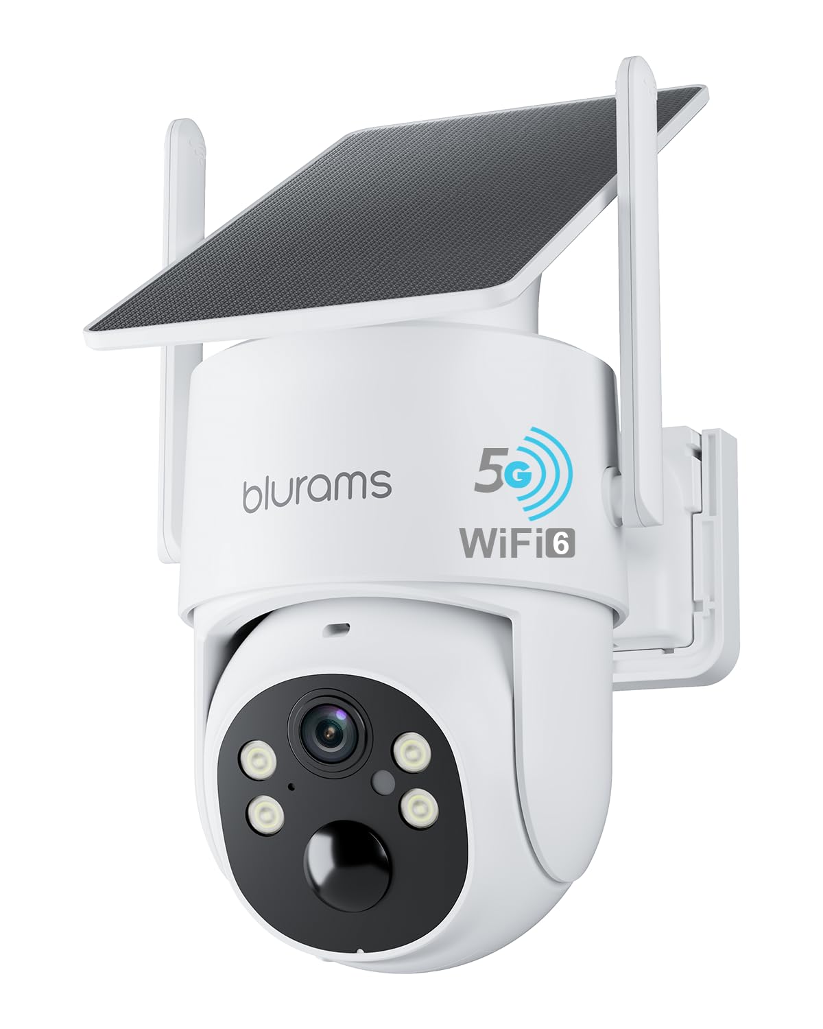4MP Pan/Tilt Wireless Outdoor Security Camera with Solar Panel L454