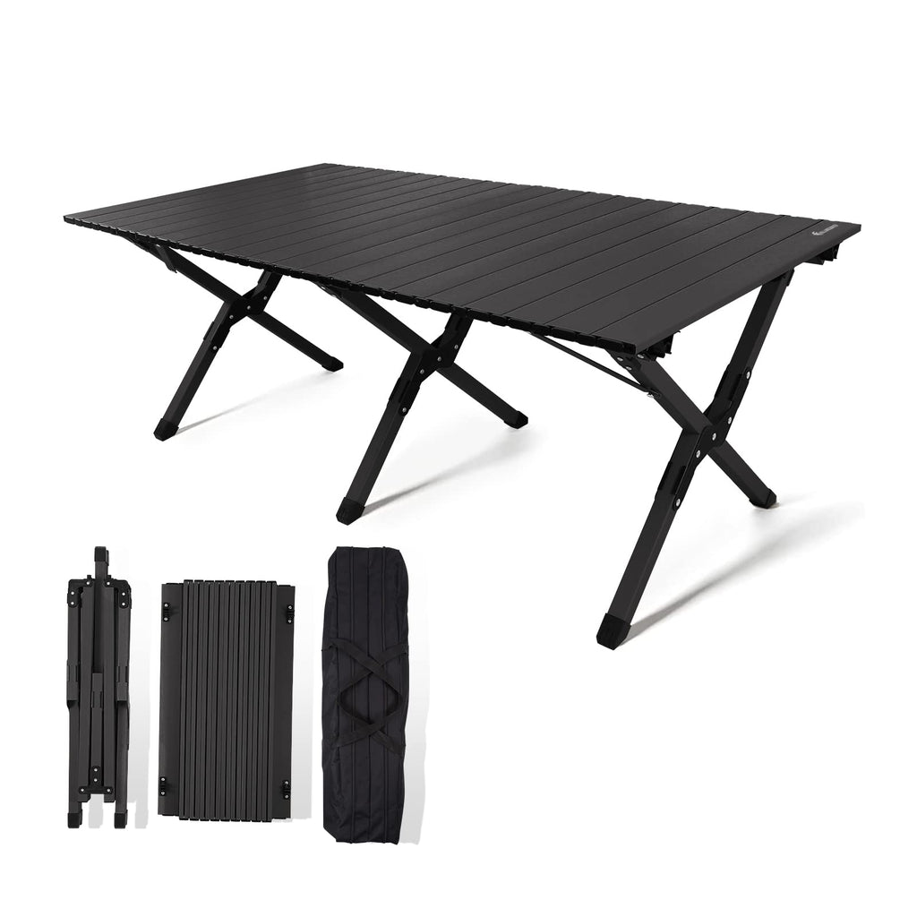 Folding Aluminum Camping Table with Carrying Bag X8230