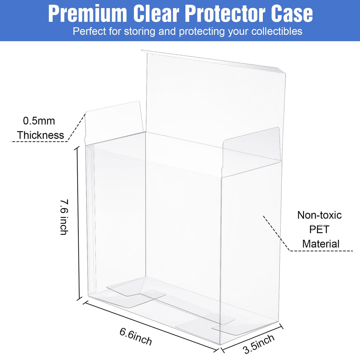12 Pack Clear Cases Y6259