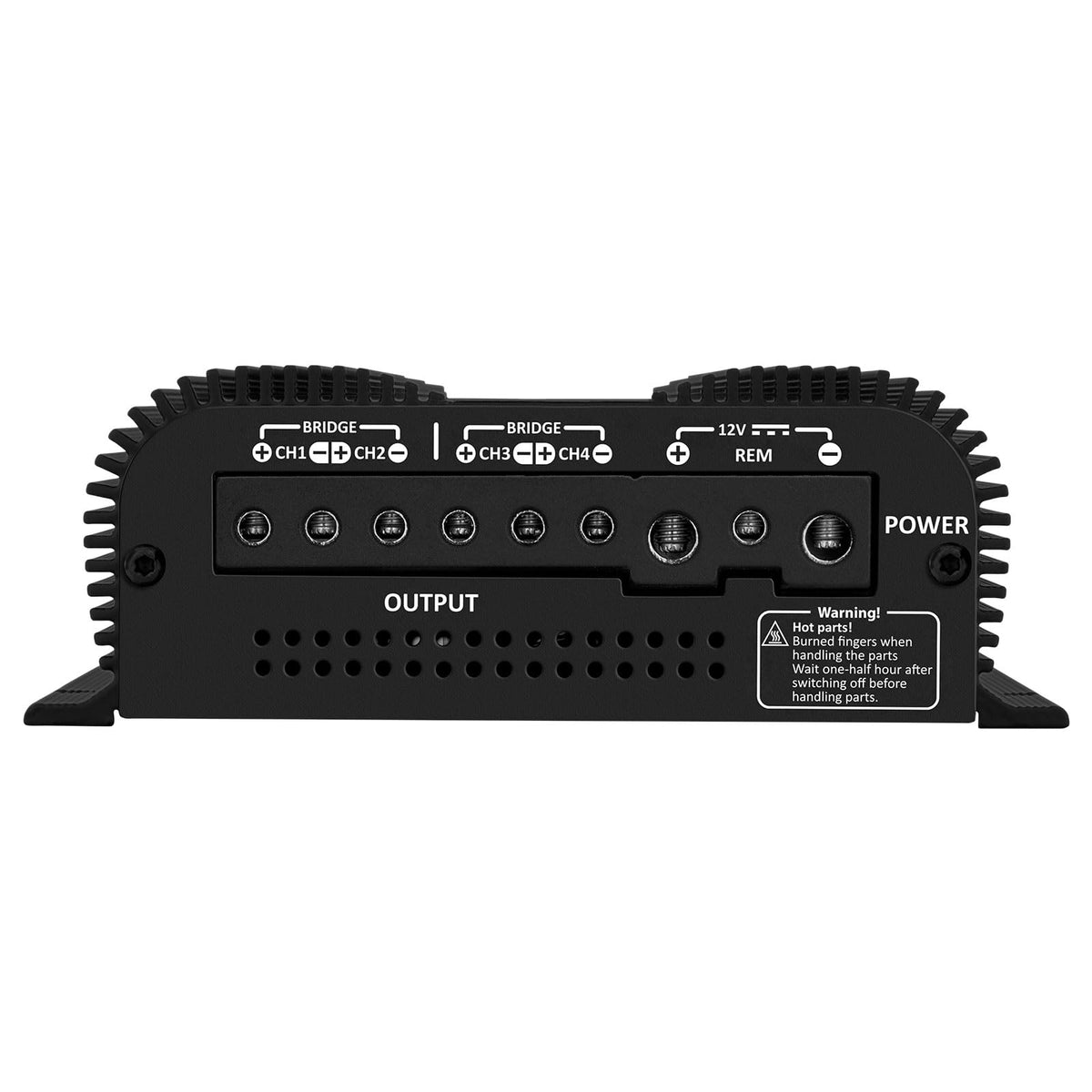Black 800W RMS 4 Channel Class D Car Amplifier A123