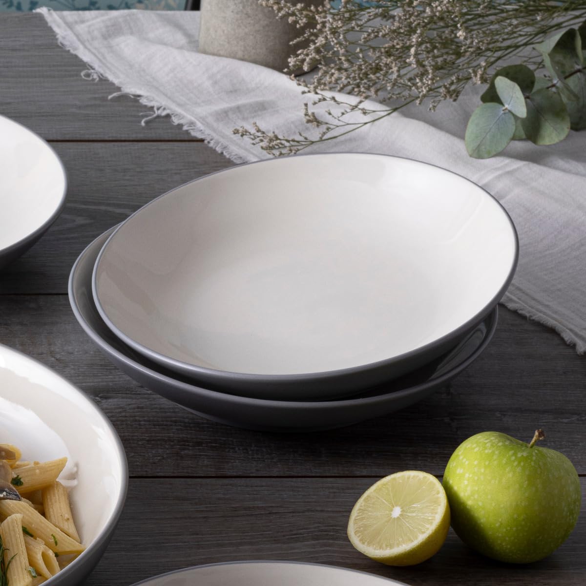 Set of 4 Coupe Pasta Bowls P39894