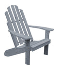 Gray Stained Cedar Wood Adirondack Chair E583