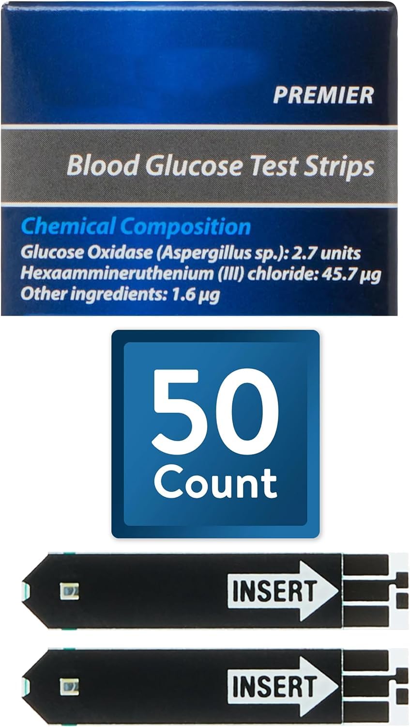 Blood Glucose Test Strips 50 Count L6985
