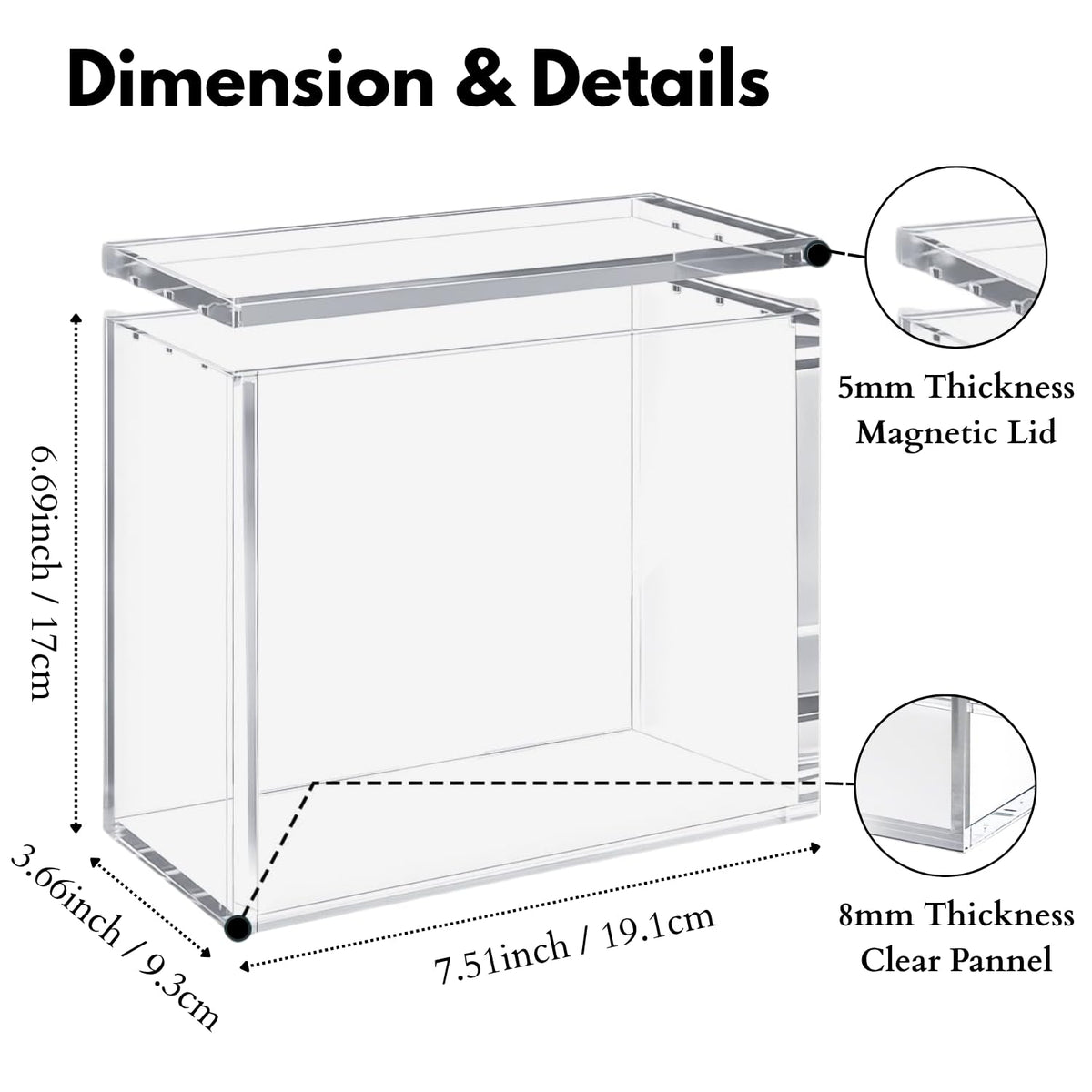 3 Pack Acrylic Elite Trainer Box Protector J995