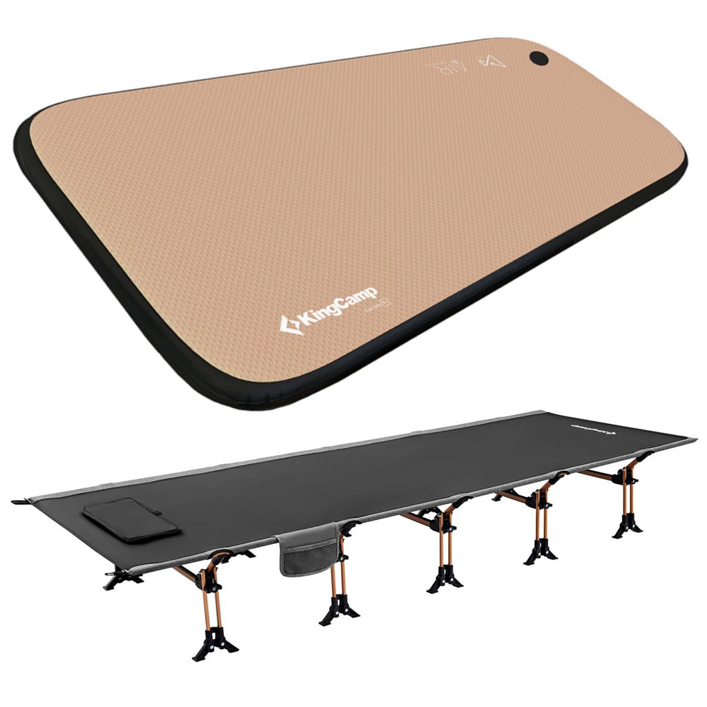 Portable Camping Cot & Single-Size Inflatable Sleeping Pad E78555