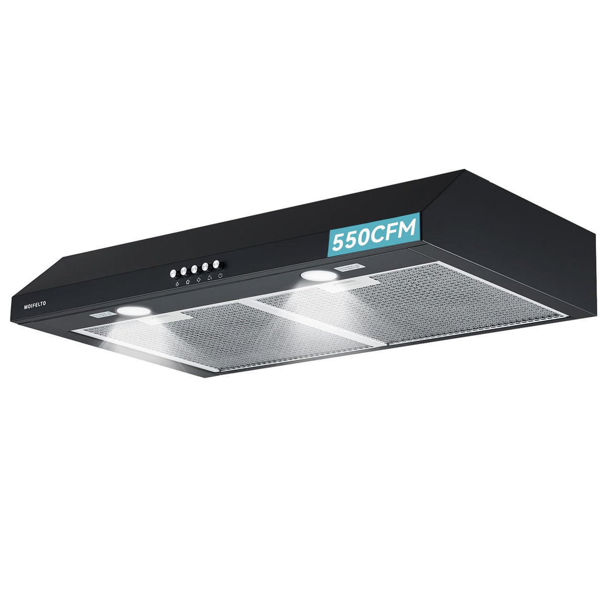 30" Black Under Cabinet Range Hood T46605