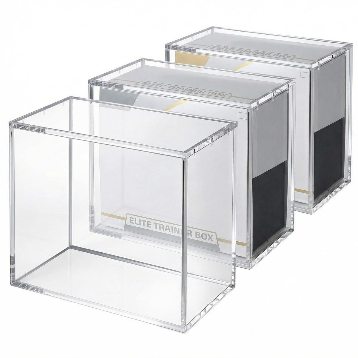 3 Pack Acrylic Elite Trainer Box Protector J995