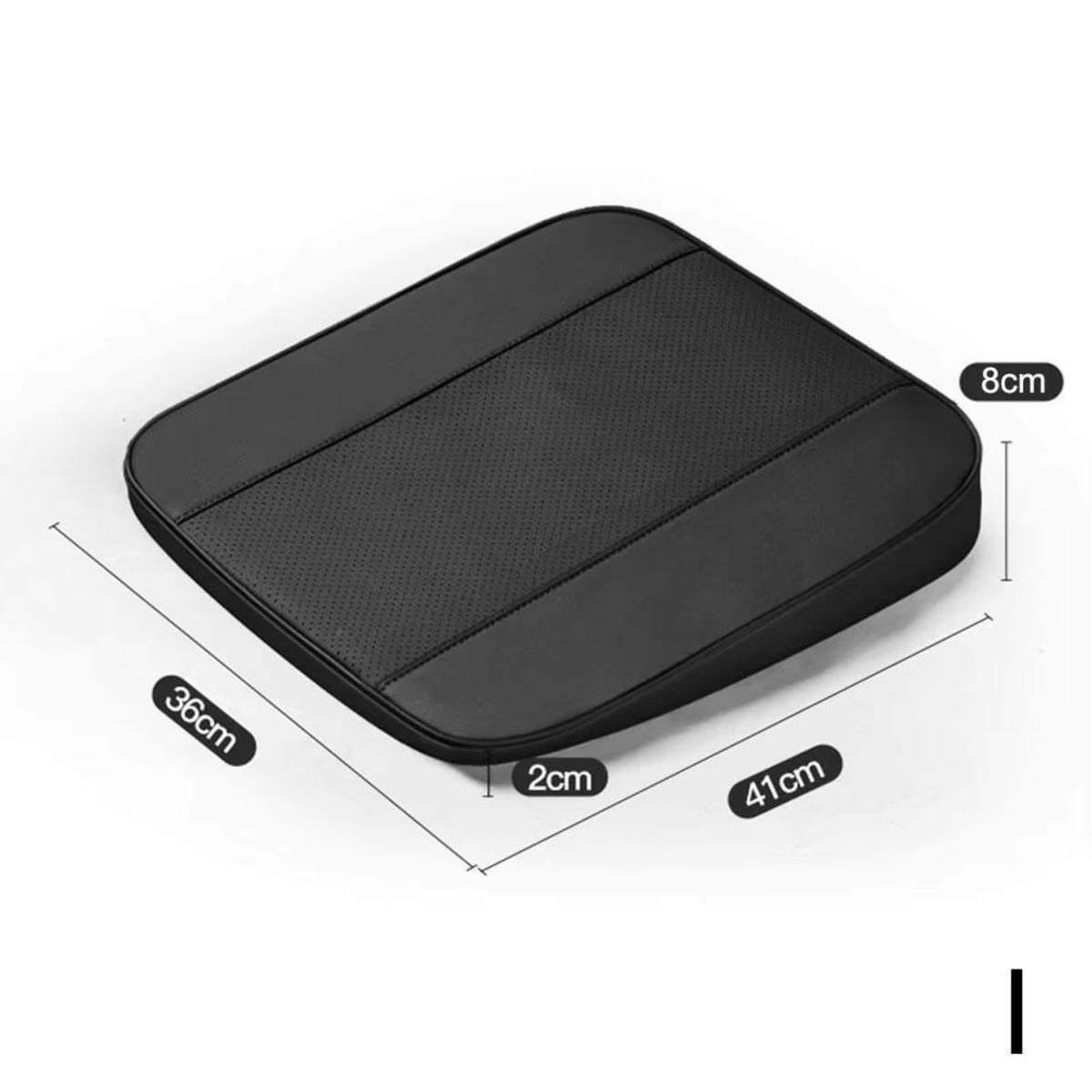 Wedge Shaped Memory Foam Car Seat Cushion E7586