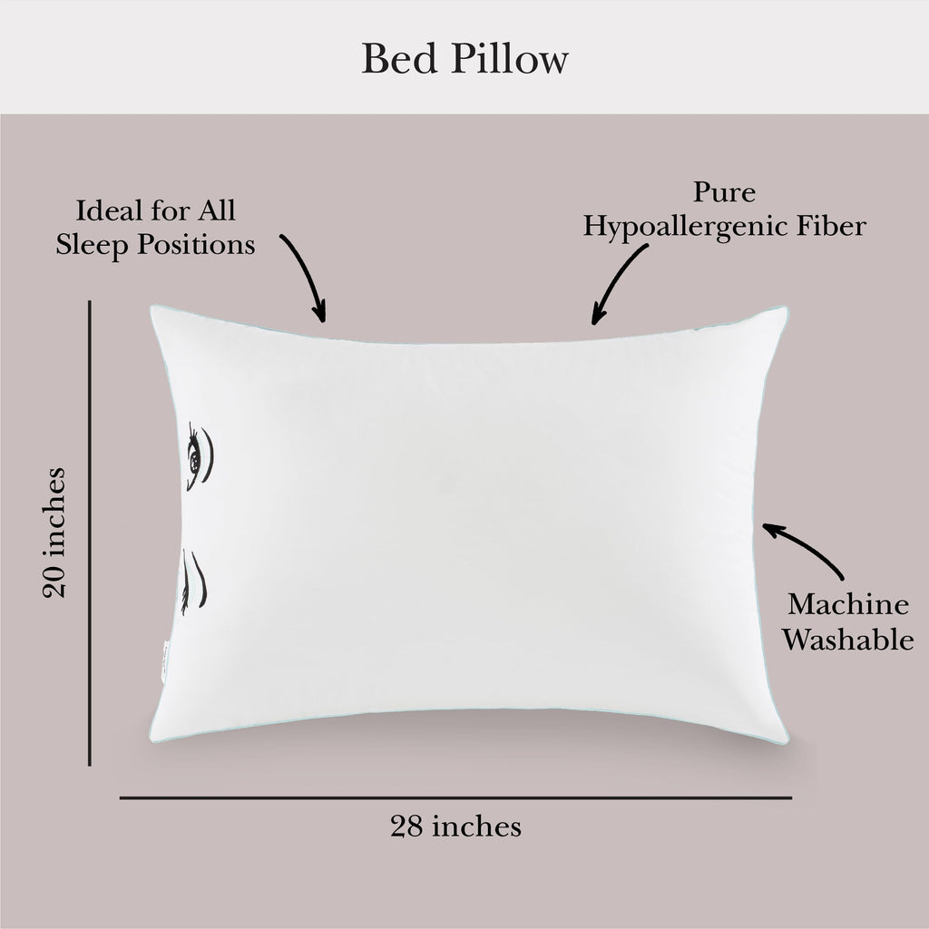 White Queen Pillows Set of 2 P580