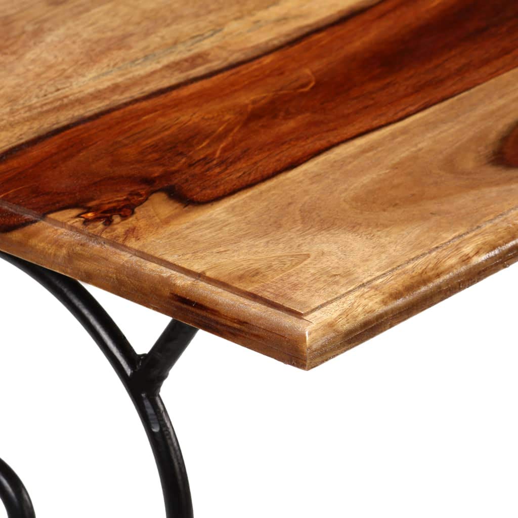 Solid Sheesham Wood Console Table Y485918