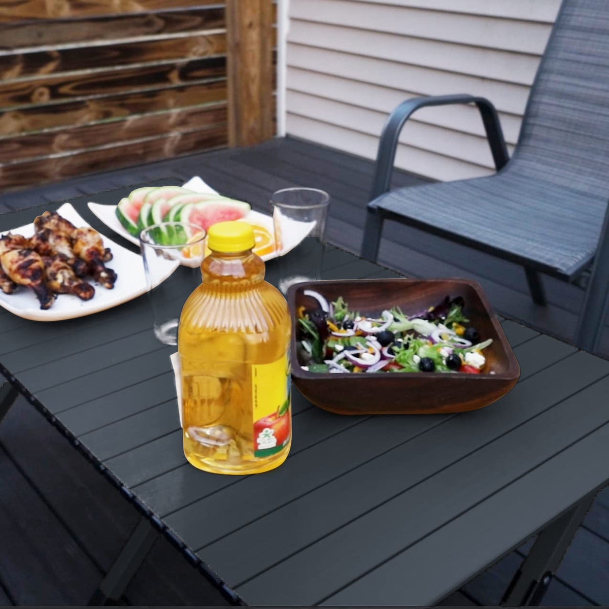 Folding Aluminum Camping Table with Carrying Bag X8230