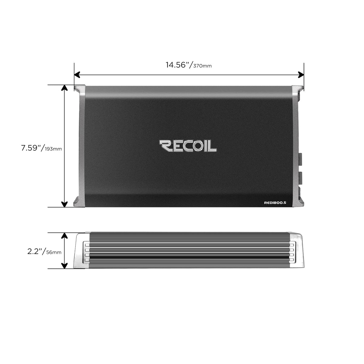 5-Channel Car Audio Amplifier 1800W B3301