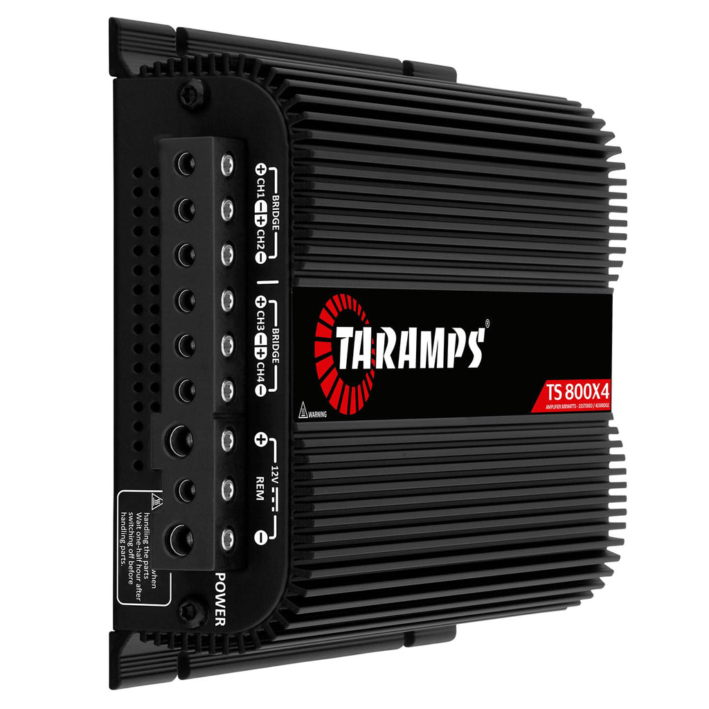 Black 800W RMS 4 Channel Class D Car Amplifier A123