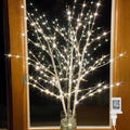 Lighted Birch White Tree Branches 33IN 180LED with Timer I834
