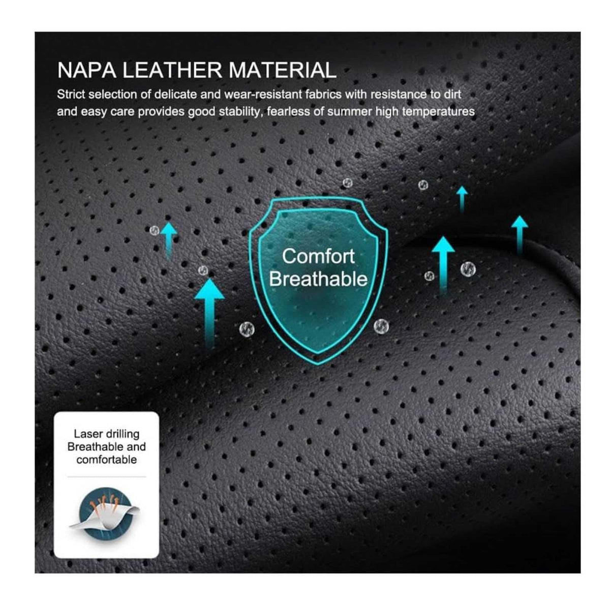 Wedge Shaped Memory Foam Car Seat Cushion E7586