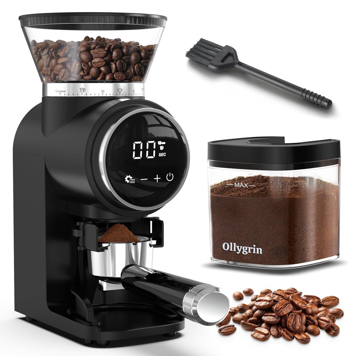 Conical Burr Electric Coffee Grinder with 30 Settings B5534