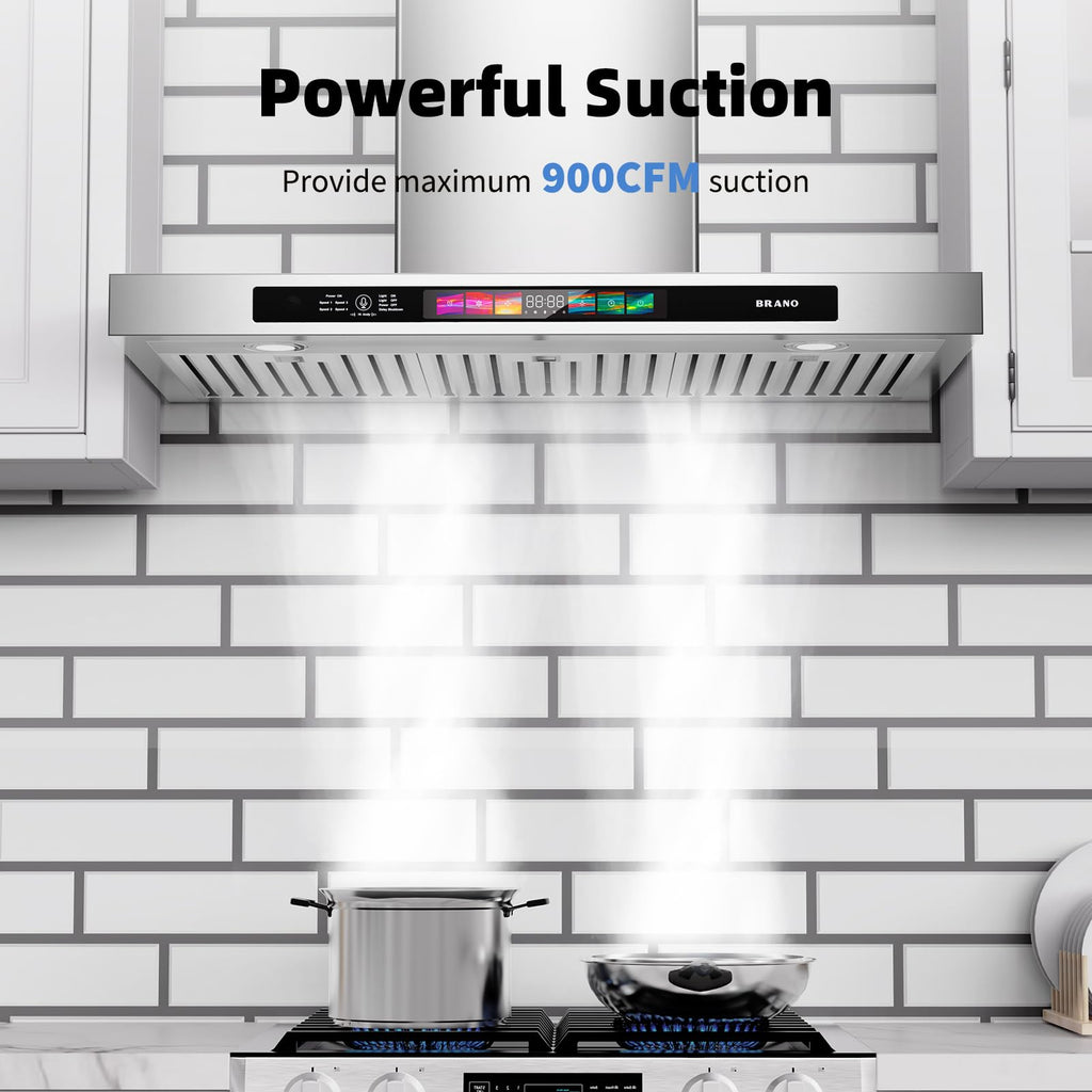 Wall Mount Range Hood 30 Inch 900 CFM Z680554