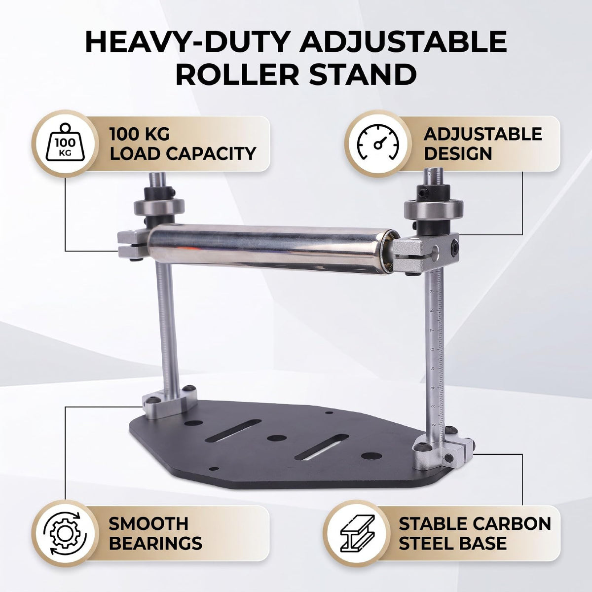 Pipe Roller Stand 200 Lbs Load Capacity Q915