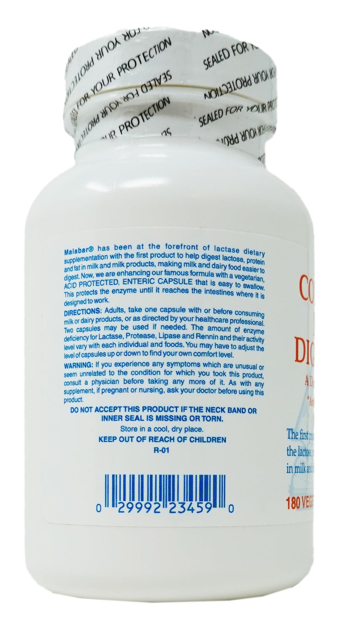 Milk Digestant 180 Count U92137