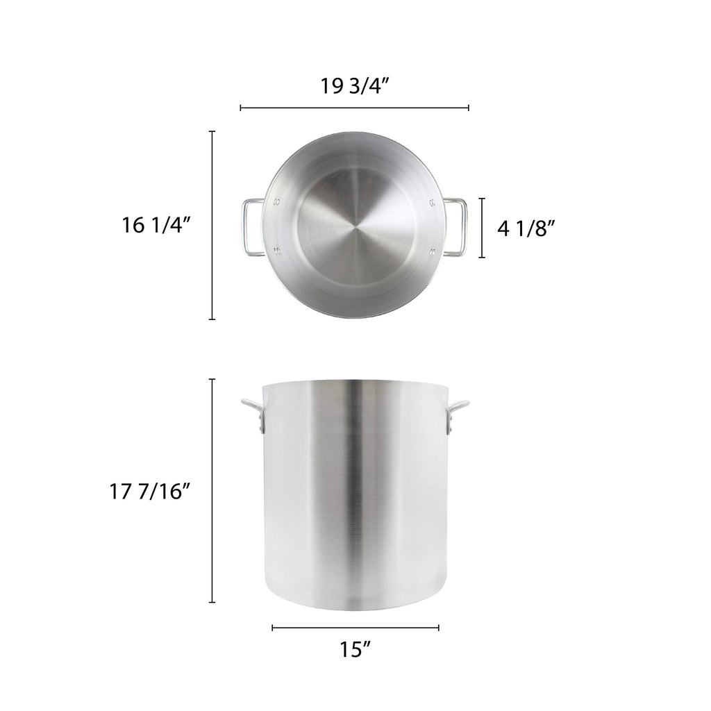 60 quart Aluminum stock pot T735391
