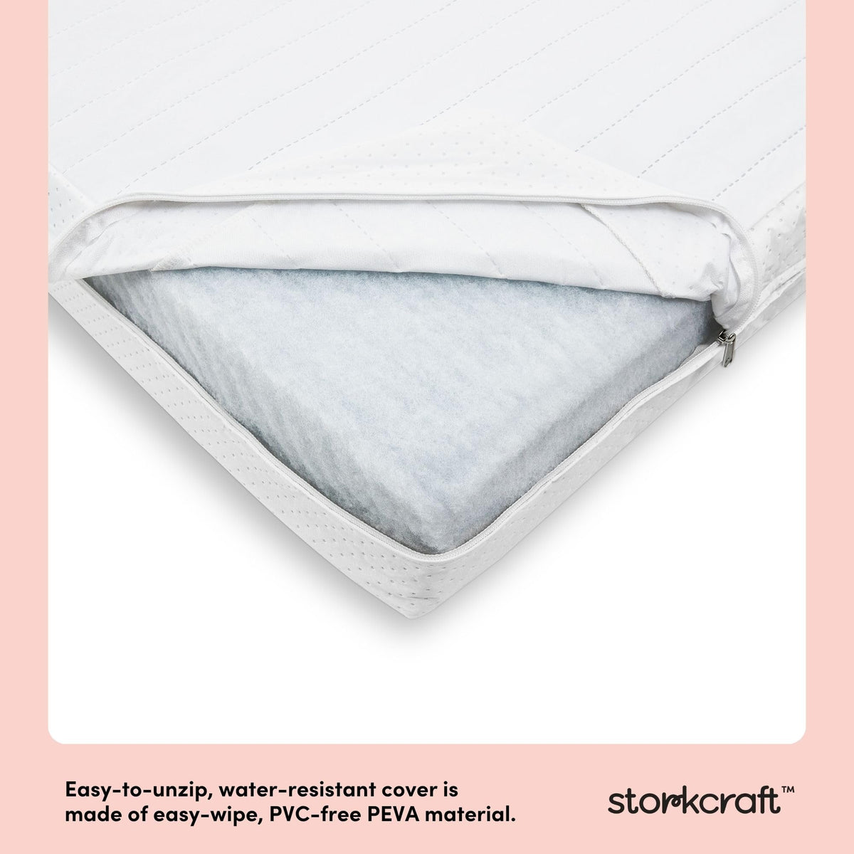 6-Inch Water-Resistant Baby Crib & Toddler Mattress J298492