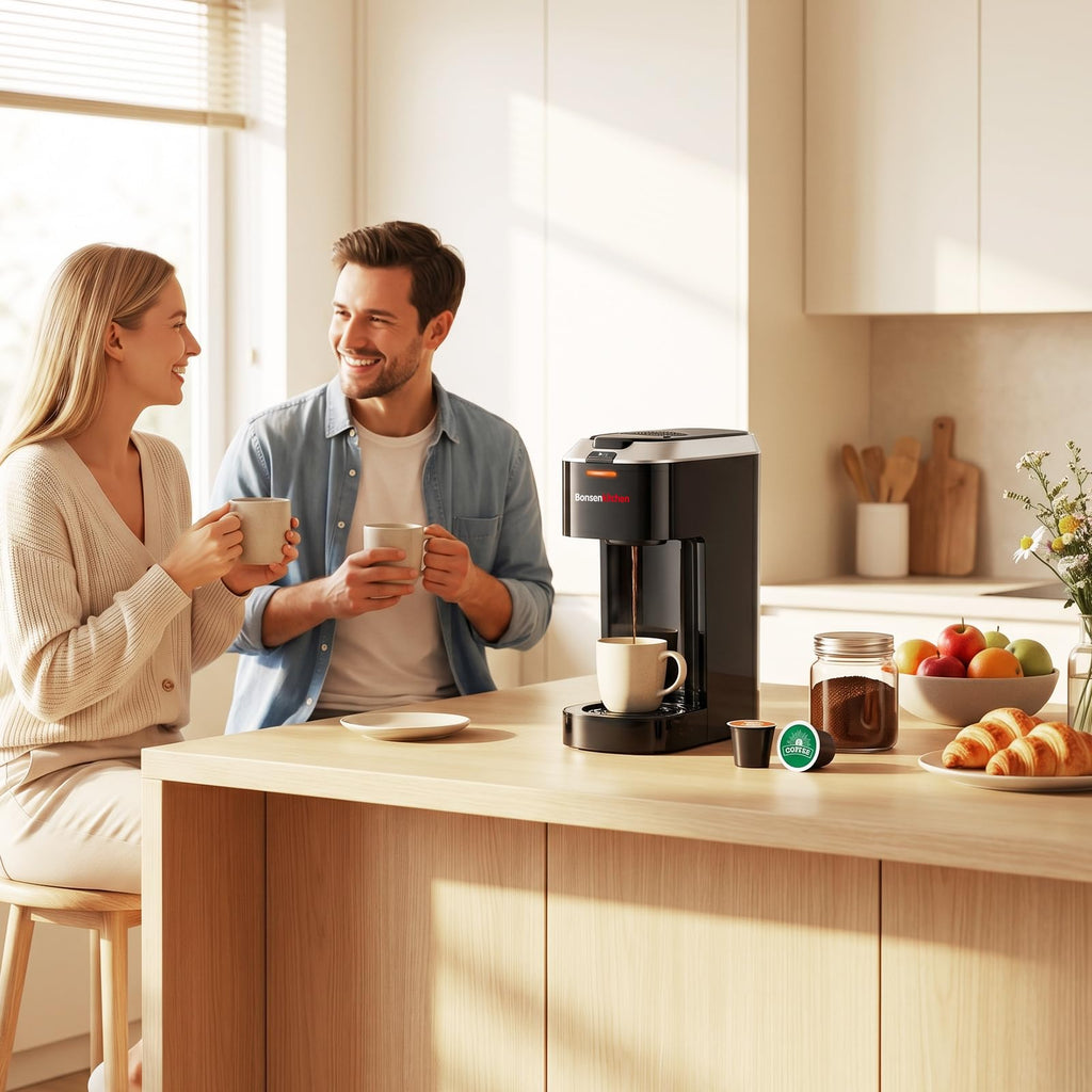 2-in-1 Single Serve Coffee Maker T778