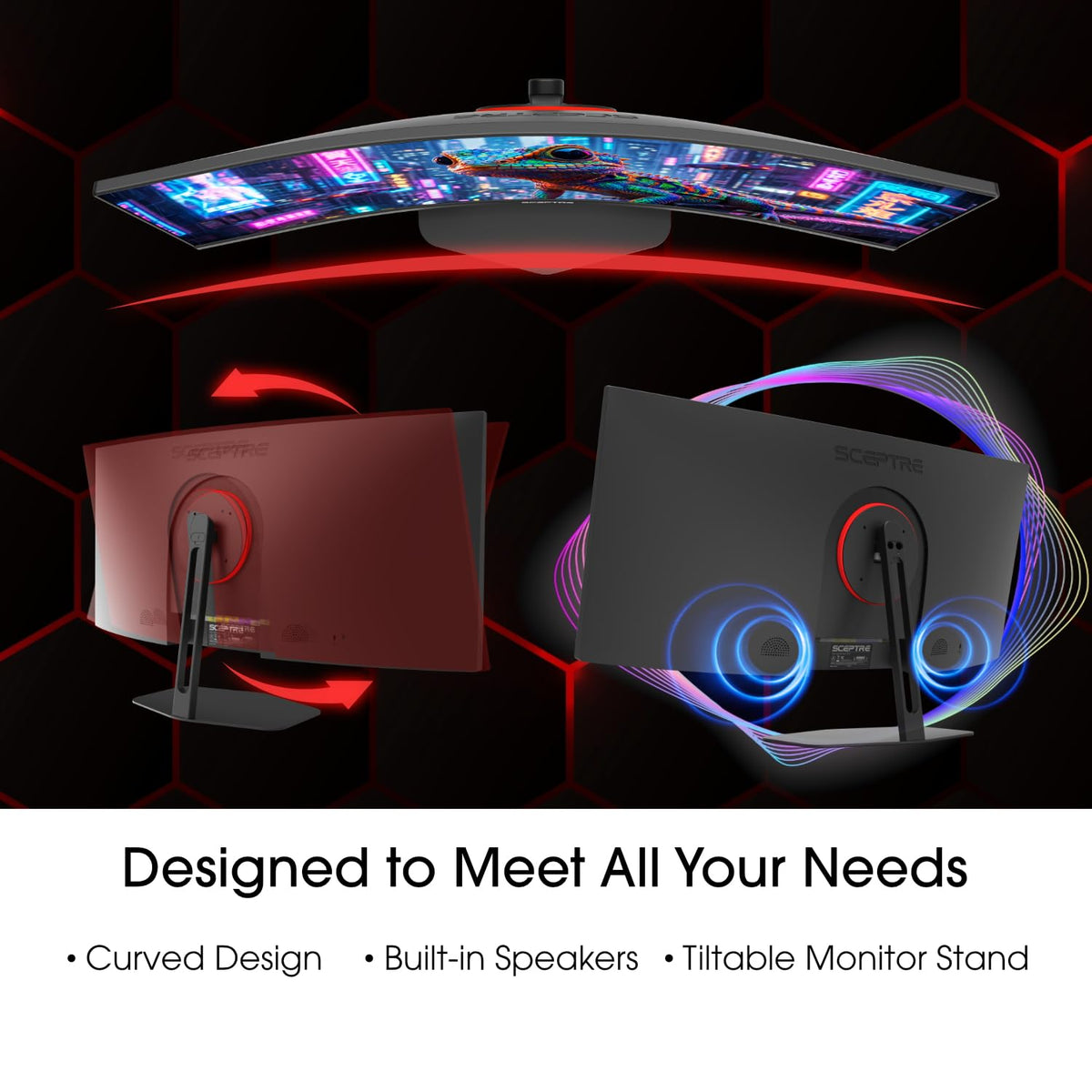 Curved 34-inch Gaming Monitor 3440 x 1440 240Hz C825871