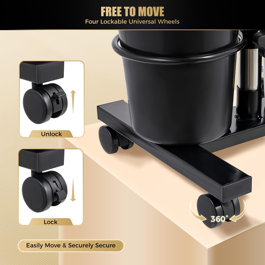 Portable Plastic Shampoo Bowl with 2 Bucket and Electric Pump V917