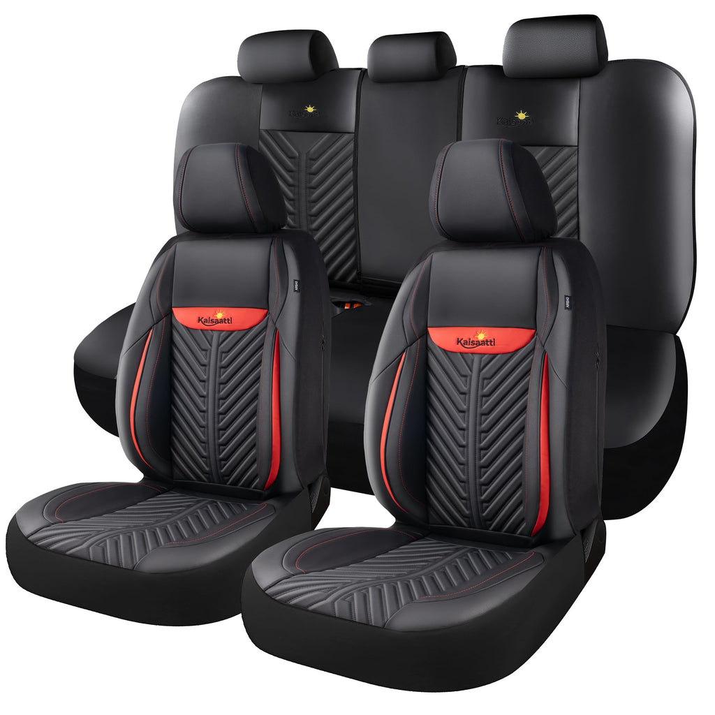 PU Leather Waterproof Car Seat Covers Full Set K712644
