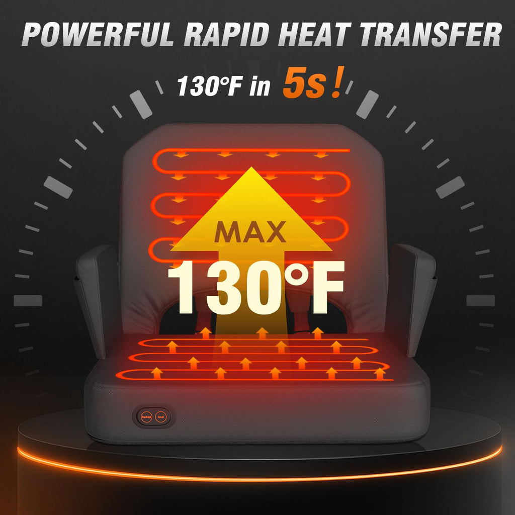Heated Stadium Seats for Bleachers with Foldable Armrests E33684