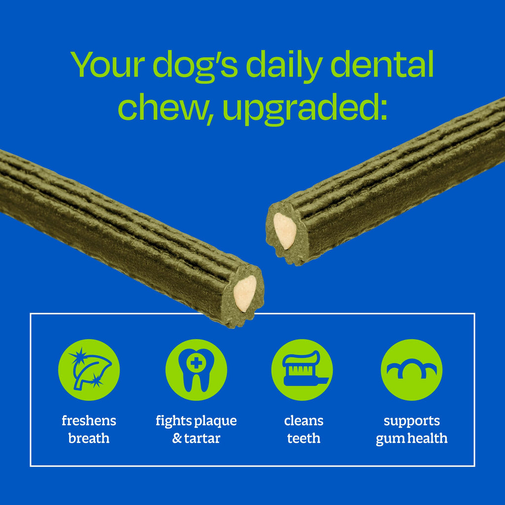 Brushless Toothpaste Dog Dental Treats Large Breeds 10 ct X5477
