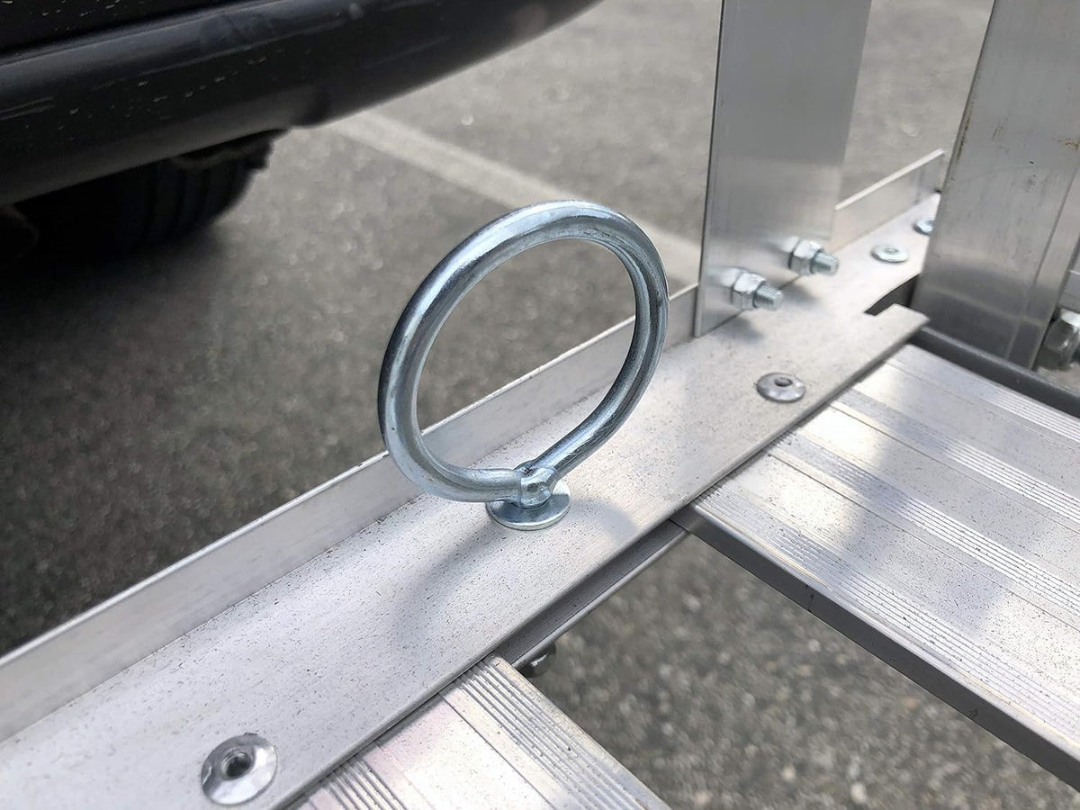 Aluminum Hitch Mount Wheelchair Carrier with 47" Ramp X1738