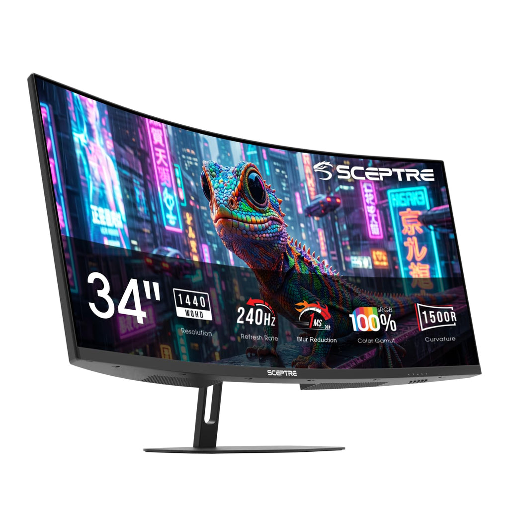 Curved 34-inch Gaming Monitor 3440 x 1440 240Hz C825871