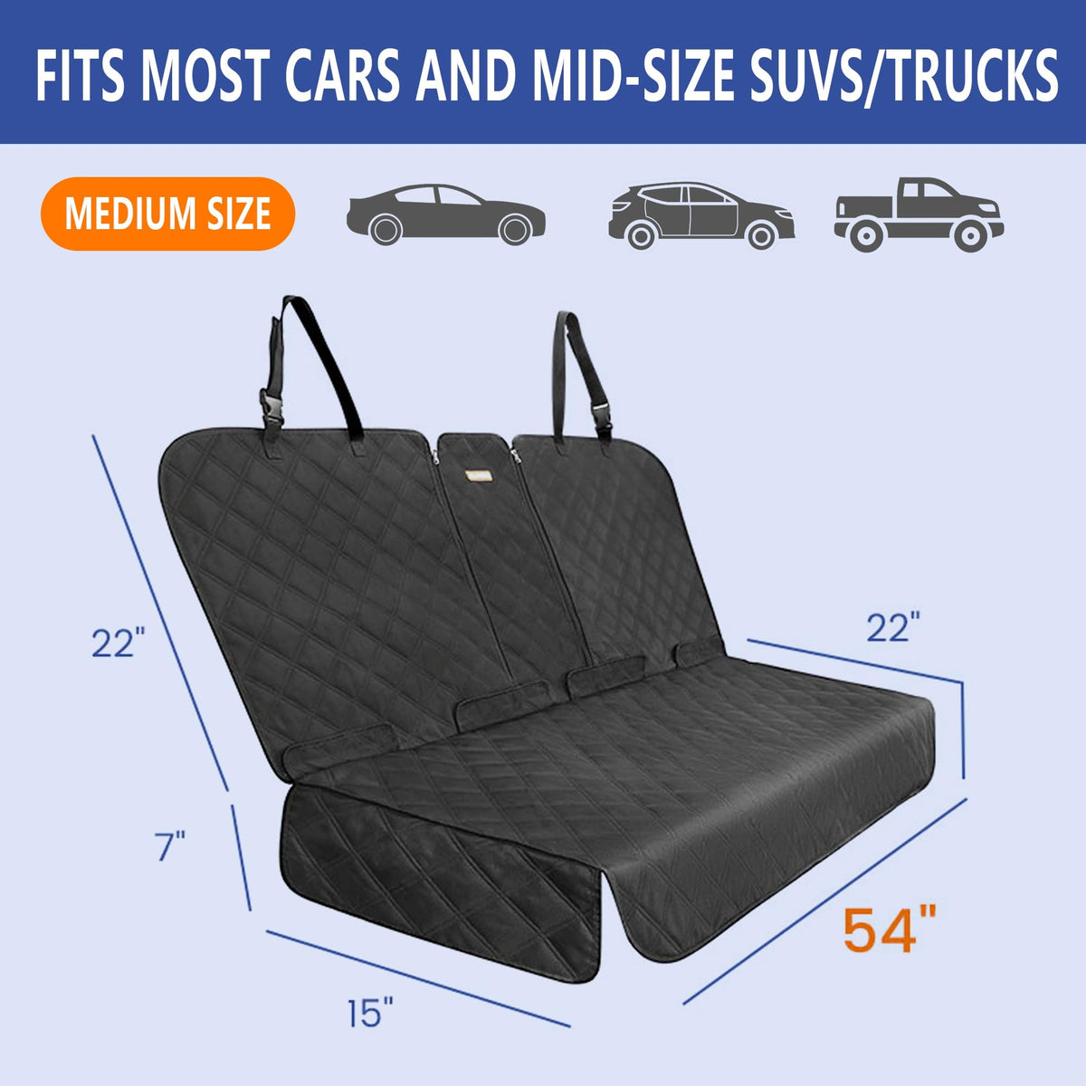 900D Oxford Waterproof Car Seat Cover I430411
