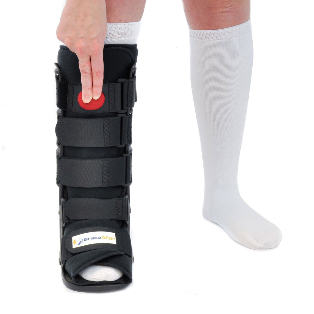 Tall CAM Walker Boot + Ankle & Foot Ice Pack Cold Wrap Q5958
