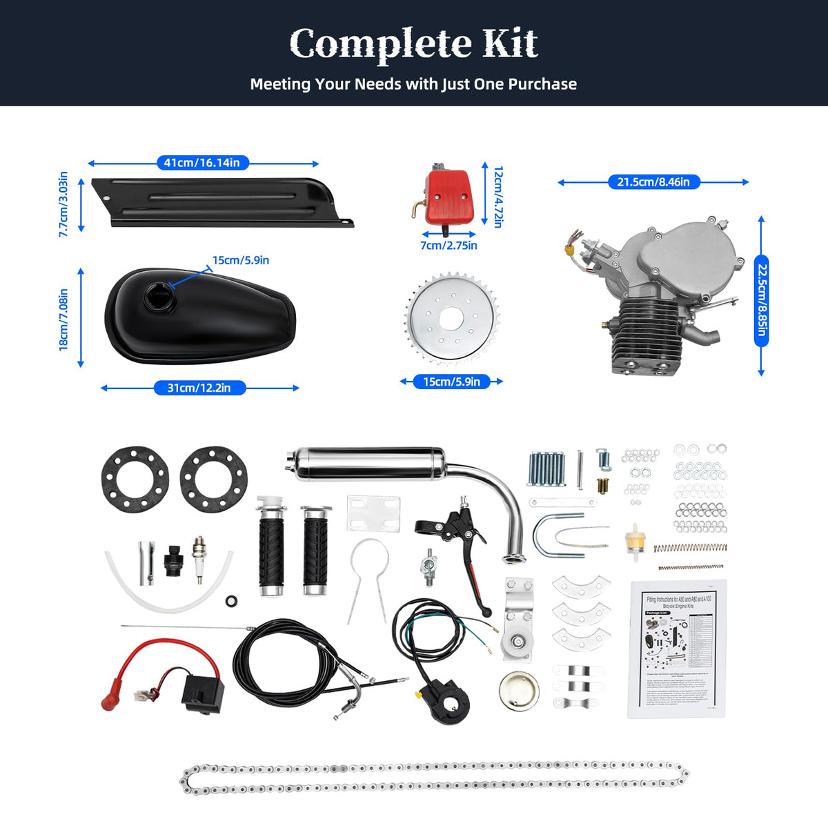 2 Stroke Bicycle Engine Kit G1362