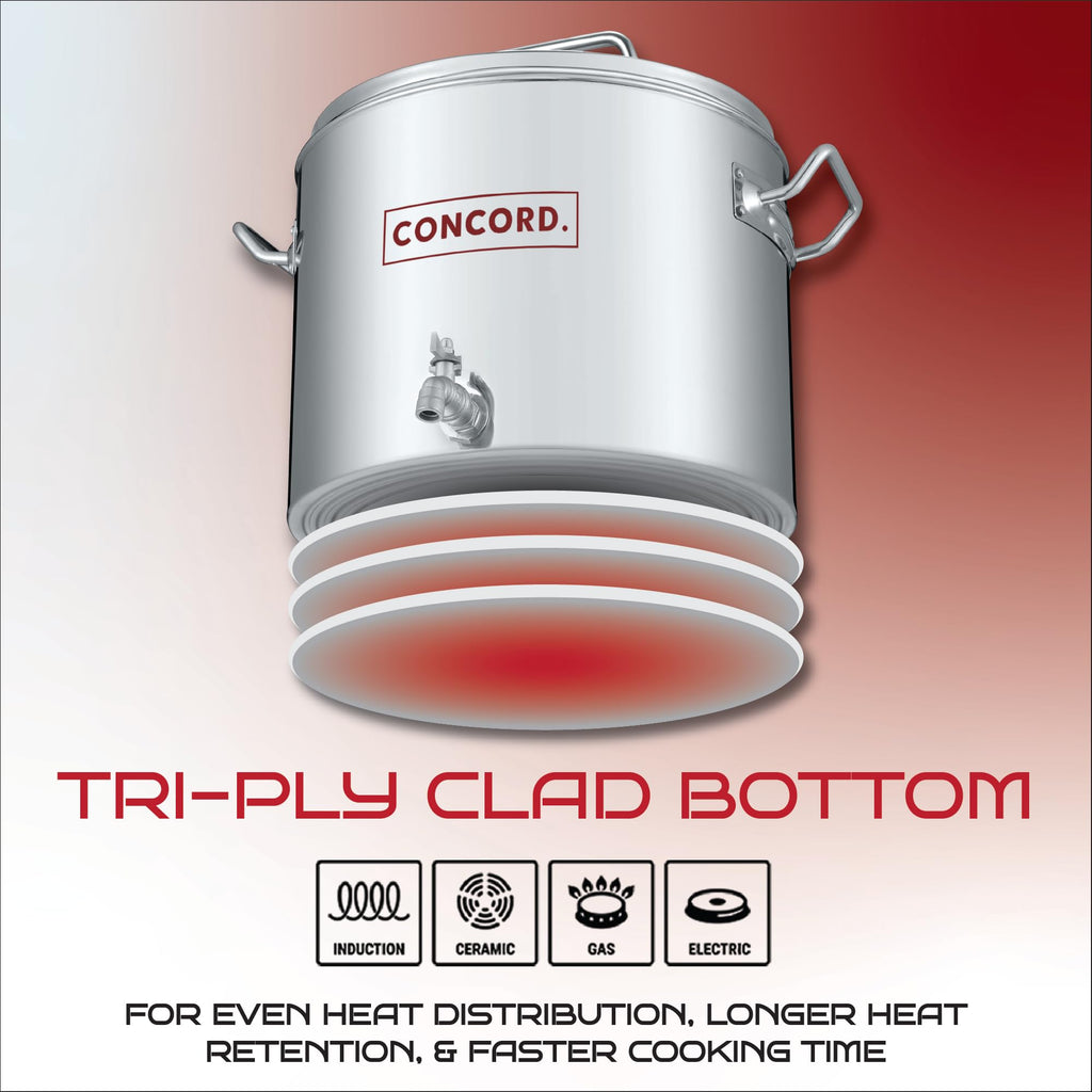 Stainless Steel Insulated Double Wall Stock Pot 40 Quart D795